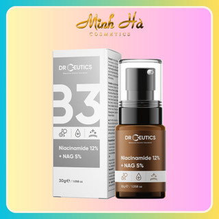 Serum DrCeutics Niacinamide 12% + NAG 5% 30ml 100ml giúp sáng da, kiềm dầu hiệu quả