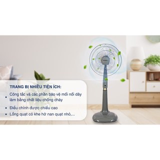Quạt đứng hẹn giờ Senko DH1600