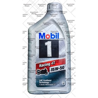 Dầu nhớt tổng hợp xe số MOBIL1 RACING 4T 15W50 1000ml ( 1L ) - Shopnhottot