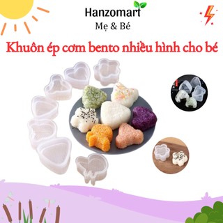 Khuôn bento ép cơm,tạo hình,làm cơm nắm,sushu cho bé