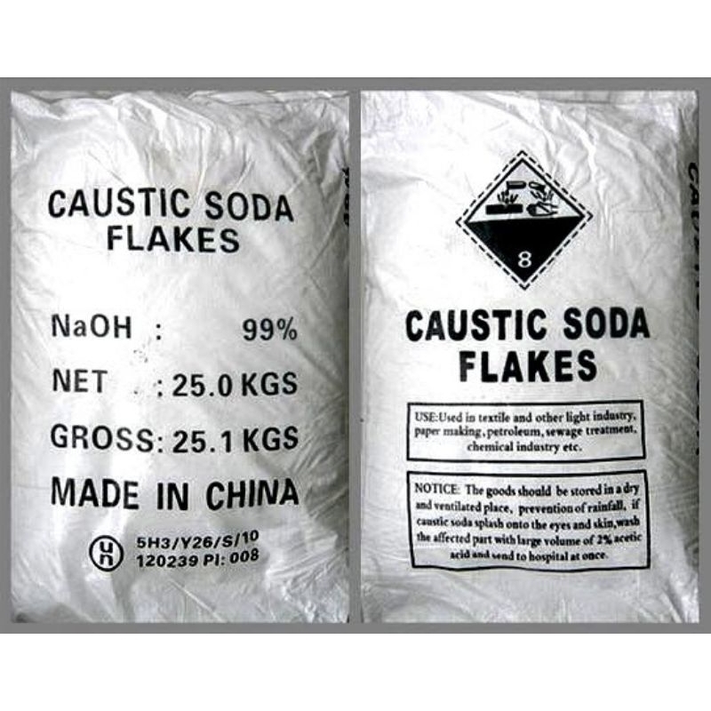 Natri hydroxit 99% - Xút vảy - 5kg