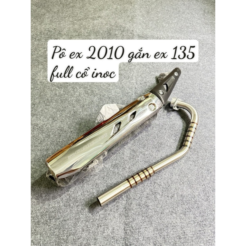 Pô ex 2010 lắp exciter 135 5 số,pô êm