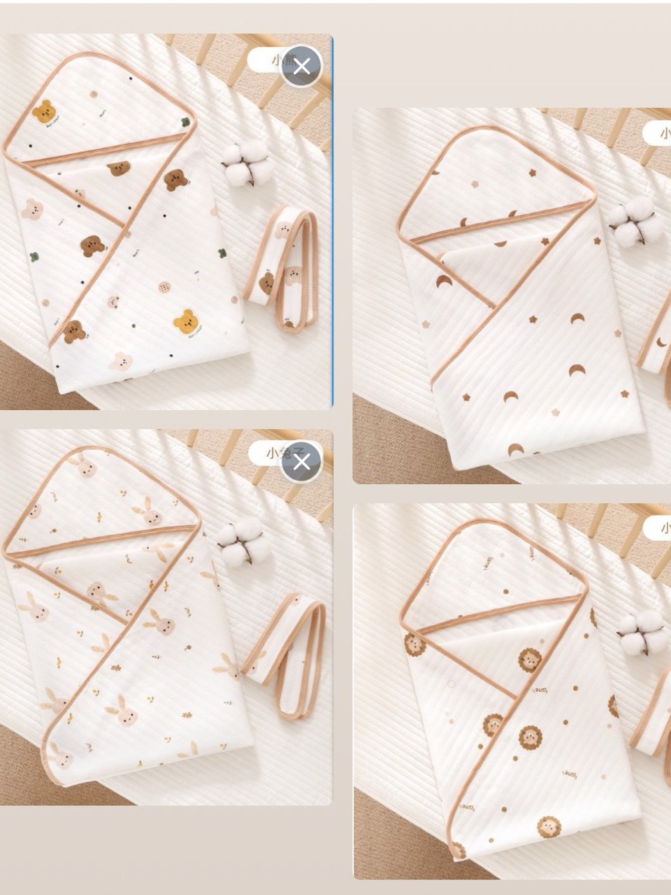 Chăn Ủ, Khăn Quấn Chần Bông Đa Năng