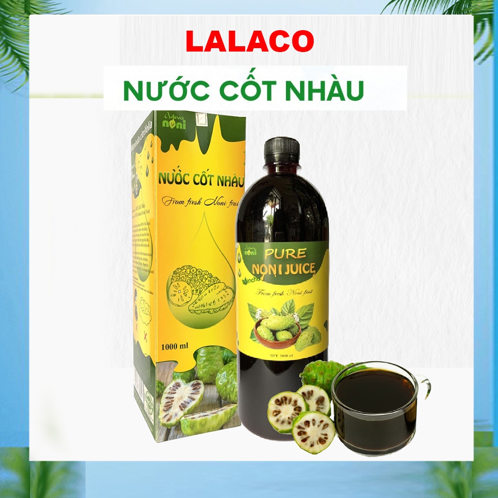 Nước Cốt Trái Nhàu Nguyên Chất Noni Juice Adeva Noni Lên Men Tự Nhiên Hỗ Trợ Tăng Sức Đề Kháng