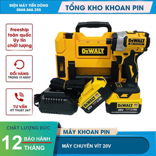 Máy bắn vít pin DCF850 không chổi than - máy chuyên vít DW 2 pin 10 cell, máy bắn tôn, máy khoan pin, chuyên vít pin