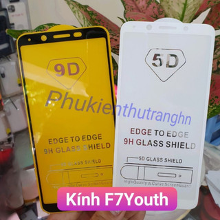 Kính cường lực full màn OPPO F7 YOUTH - tặng phụ kiện dán