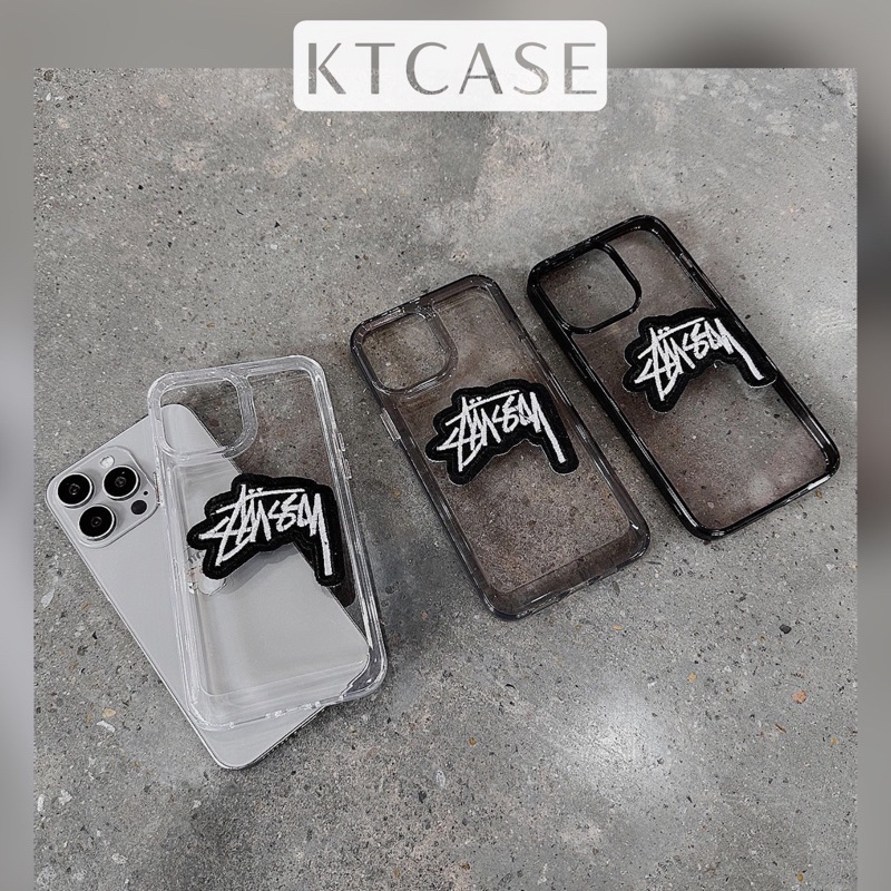 [Có 17] Ốp Lưng Trong Phối Chữ STU.SSY Thêu