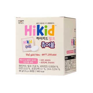 Sữa bột Hikid vani, Socola, Premium 600g.[HSD mới nhất]