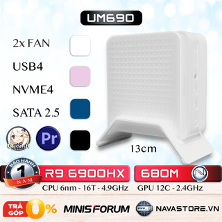 [NAVA] UM690 - Ryzen 9 6900HX | SER6 7735HS Radeon 680M Máy tính Mini PC AMD Minisforum Beelink