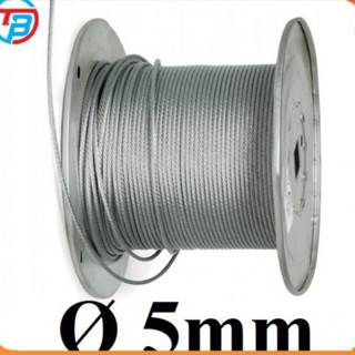 Cáp mạ kẽm 2mm, 3mm, 4mm, 5mm, 6mm ( bán lẻ theo mét ) cáp thép THÁI BÌNH VINA