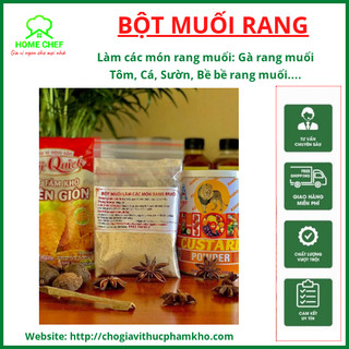 Bột Rang Muối Nhà Làm Chuẩn Vị 100gr, Bột Muối Rang Gà, Ếch, Vịt, Cua, Bề Bề, Tôm