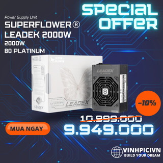 Nguồn máy tính Super Flower Leadex Platinum 2000W 80 Plus Platinum