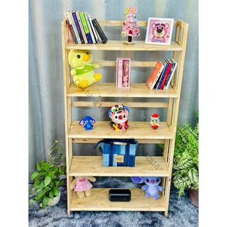 Kệ sách gỗ 5 tầng ngang 1m