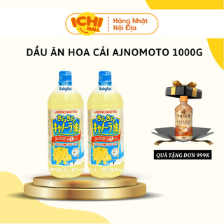 Dầu ăn hoa cải  Ajinomoto Nhật Bản chai 1 lít