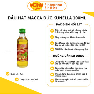 Dầu macca Đức Kunella Feinkost 100ml _Ichimall
