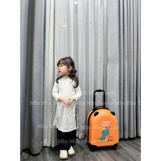 TẶNG QUÀ Vali cho bé gái,trai nhiều hình bánh xe xoay loại 1 size 18 inch