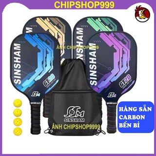  Vợt Chơi Bóng Pickleball SINSHAM 14MM carbon joola T700 Siêu Nhẹ Và Nhanh Chóng   TẶNG 01 BÓNG   