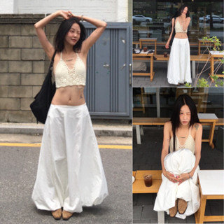 Chân váy bí dáng dài form xoè bồng LOULOU phong cách ulzzang V40