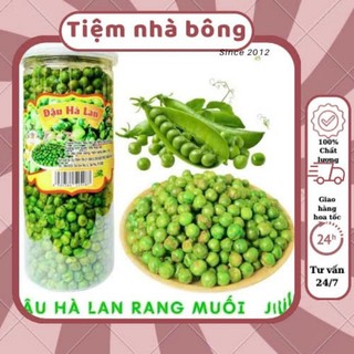 Đậu hà lan tỏi ớt sấy giòn ngon gói 500gr