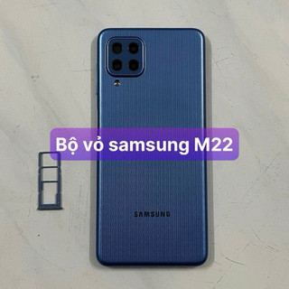 Bộ xương vỏ samsung M22 kèm khay sim