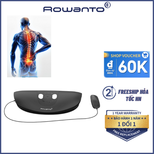 Máy Massage Điều Trị Cột Sống Rowanto Dt09 Plus, bản nâng cấp DT08, mẫu mới nhất 2024