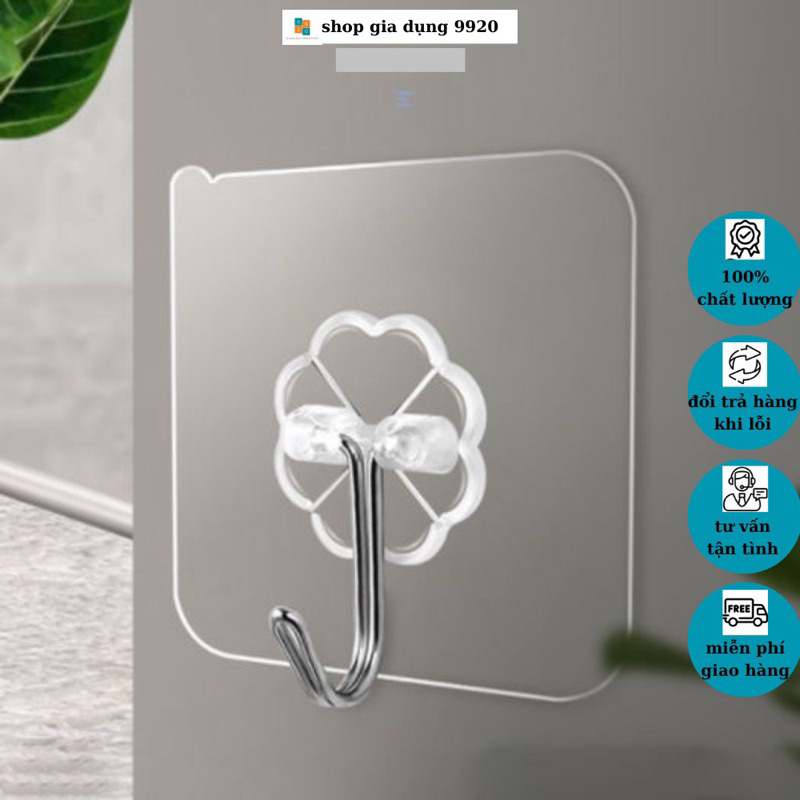 ⚡️Freeship⚡️ Móc Treo Đồ Dán Tường Chặt Chẽ Tiện Dụng Cho Nhà Bếp_Nhà Tắm