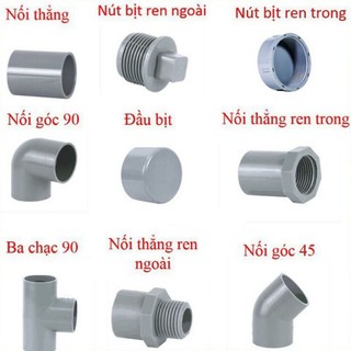cút 21, chếch, tê, măng sông, ren trong, ren ngoài 21 Tiền Phong