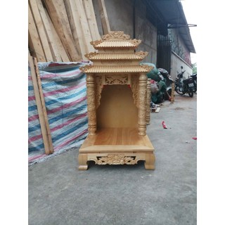 bàn thờ thần tài gỗ pơmu