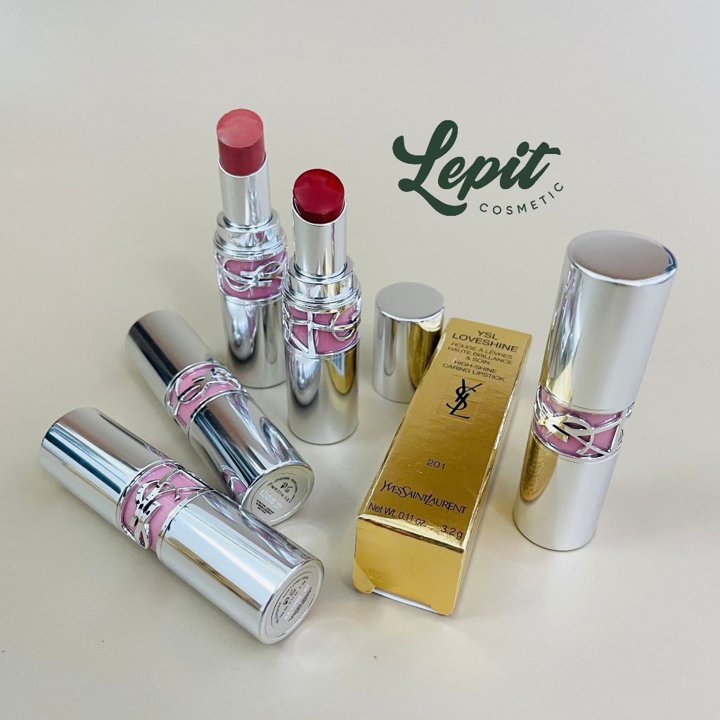 Son YSL LoveShine High-Shine Caring Lipstick full box