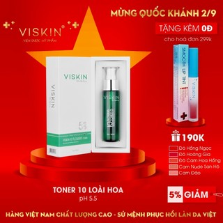 Toner 10 loài hoa viskin - 100ml