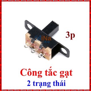 [10 cái] Công tắc gạt 3chân trượt 2 trạng thái