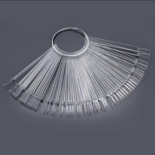 Móng que vuông sơn mẫu, tập vẽ 50 móng