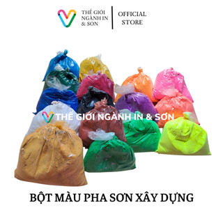 100 gram bột màu xây dựng, nhuộm màu cho gạch, ngói, bê tông, tường...