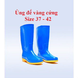 Ủng lao động đế vàng cứng Trường Thịnh size 37-43, ủng đi mưa, ủng lửng, ủng trường thịnh