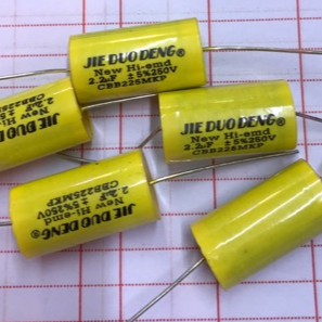 5 chiếc tụ loa 2,2uf 250v loại đẹp