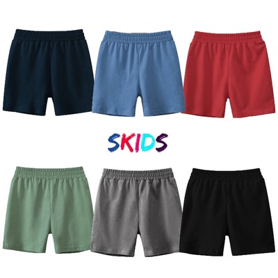 Quần đùi bé trai SKIDS quần thun cho bé chất cotton mùa hè 2 đến 8 tuổi