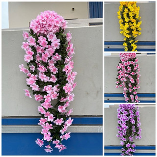 chùm rủ đỗ quyên. chùm hoa giả trang trí nhà cửa. văn phòng. lớp học