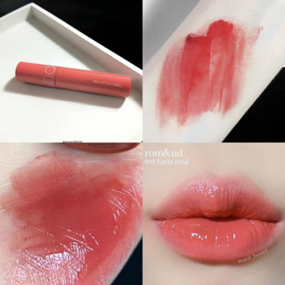   date 03 25   SON TINT ROMAND 09 LITCHI CORAL JUICY LASTING TINT HỒNG SAN HÔ SIÊU XINH 