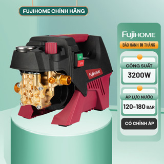 Máy rửa xe nhập khẩu FUJIHOME PWX5B cảm ứng từ - Có điều chỉnh áp lực nước đầu ra -Bảo hành 18 tháng