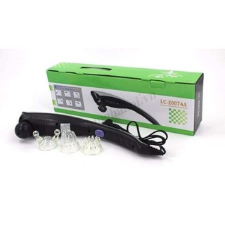 MÁY ĐẤM LƯNG, MASSAGE CẦM TAY LC-2007AA (3 đầu matxa)