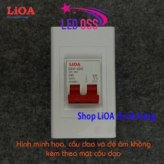Mặt cầu dao đơn/ đôi MCB LiOA