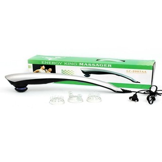 MÁY ĐẤM LƯNG, MASSAGE CẦM TAY LC-2007AA (3 đầu matxa)