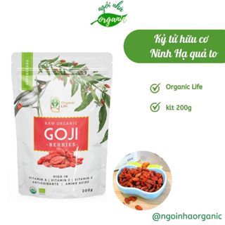  Kỷ tử đỏ hữu cơ C'LaVie Organic Life Green Nature - hạt to dẻo ngọt cung cấp vitamin an thần dễ ngủ 
