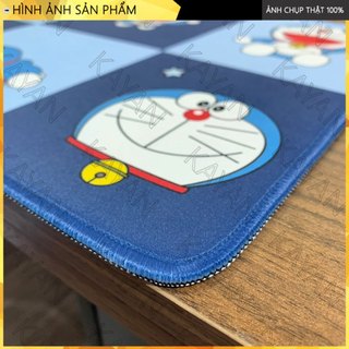 Miếng Lót chuột chống nước cỡ lớn Doraemon 80x30cm và 90x40, dày 3mm, có bo viền