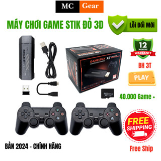 Máy Chơi Game Cầm Tay Stick Đỏ 4K 64Gb X2 Pro Kết Nối Tivi HDMI 41000 Và Game PSP, PS1, 3D,...Tay Cầm Kết Nối Không Dây