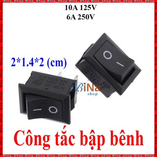 Công tắc bập bênh 10A 250V Công Tắc ON OFF 14x20mm