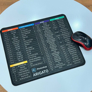 Lót chuột phím tắt văn phòng kích thước 25-30cm bàn di chuột pad chuột siêu bền