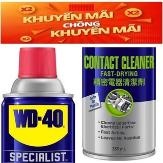 Chai xịt mỡ bò nước bôi trơn chịu nhiệt WD-40 Specialist (Made In USA) cho sên xích bản lề cửa ô tô xe máy xe đạp