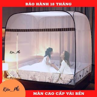 Màn chụp tự bung đỉnh rộng đỉnh vuông gấp gọn - Mẫu Mùng chụp tự bung người lớn trùm kín Kiều Phi