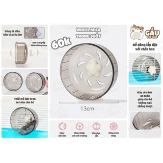 Wheel ZOOG siêu êm dành cho Hamster